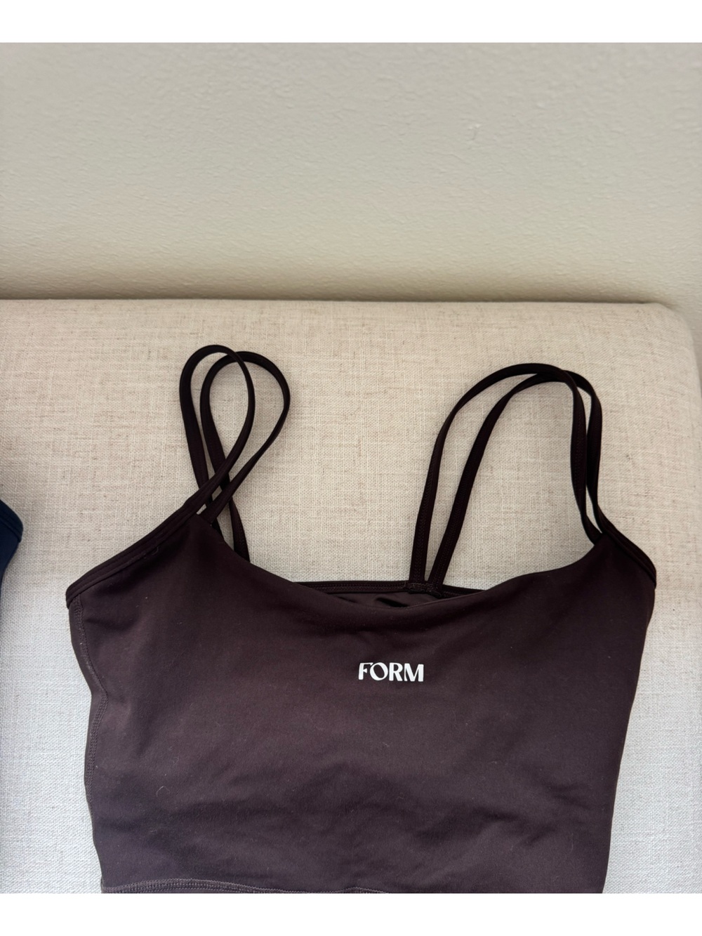 Shop FORM brown workout tank